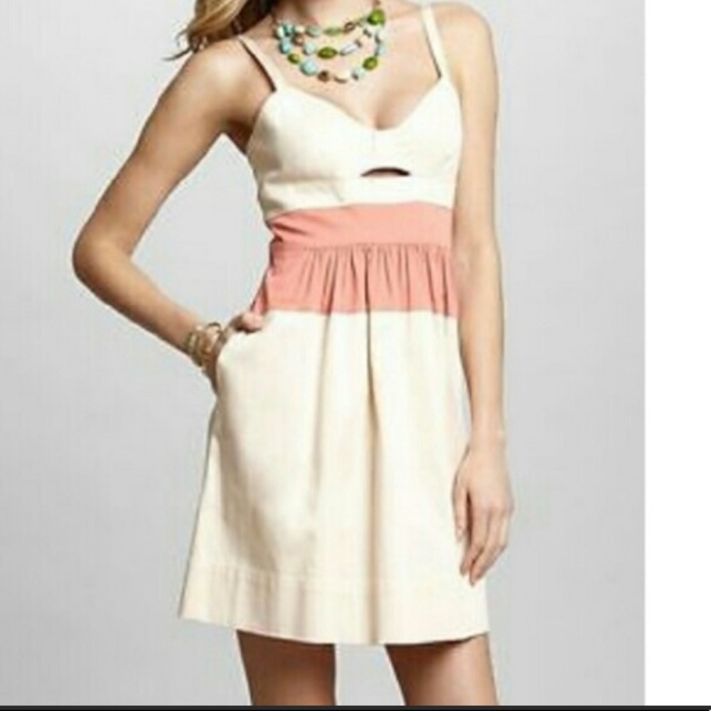 Pink Jessica Simpson cutout dress